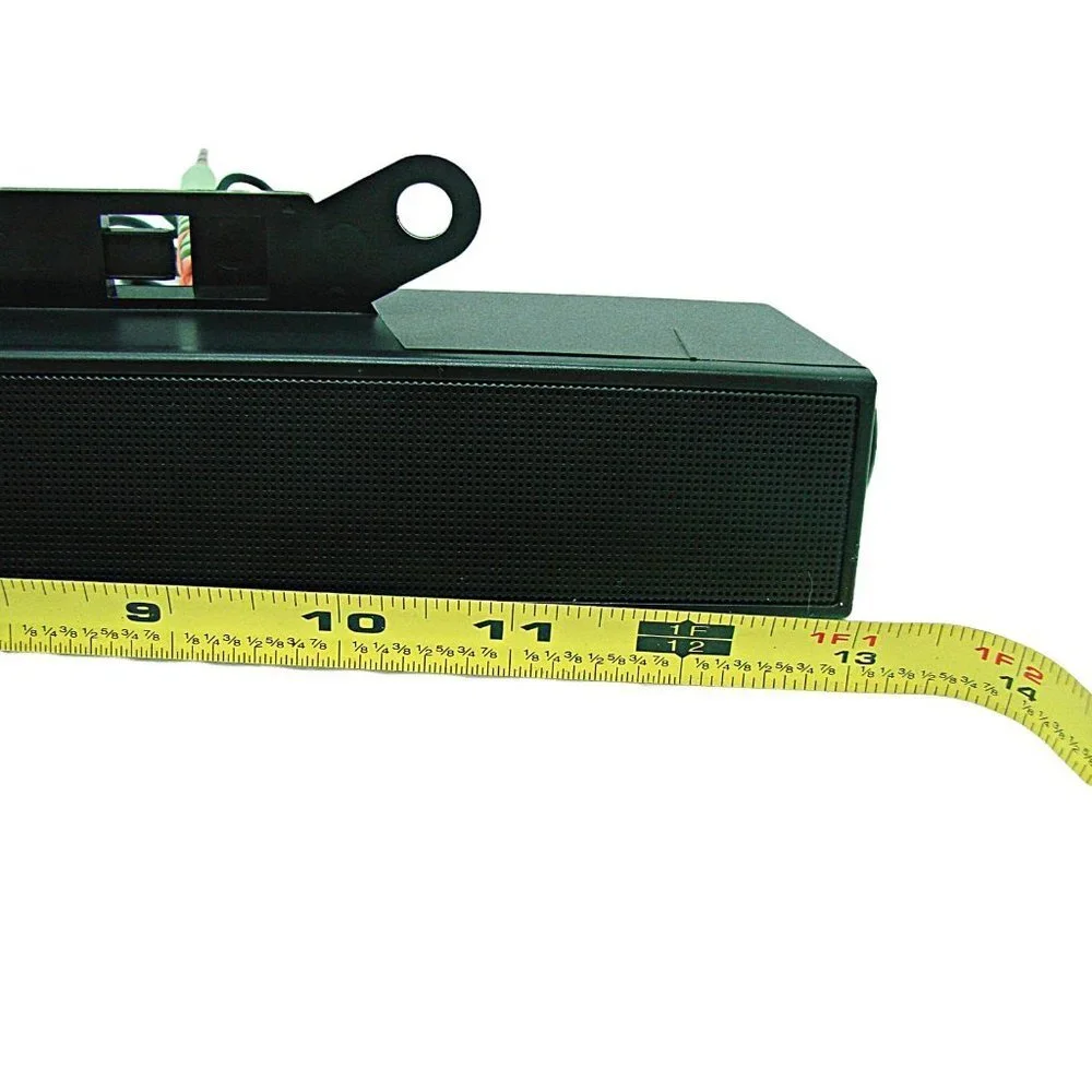 DELL Flat Panel Stereo LCD Computer Soundbar Speaker AX510P Black REV A06/A00